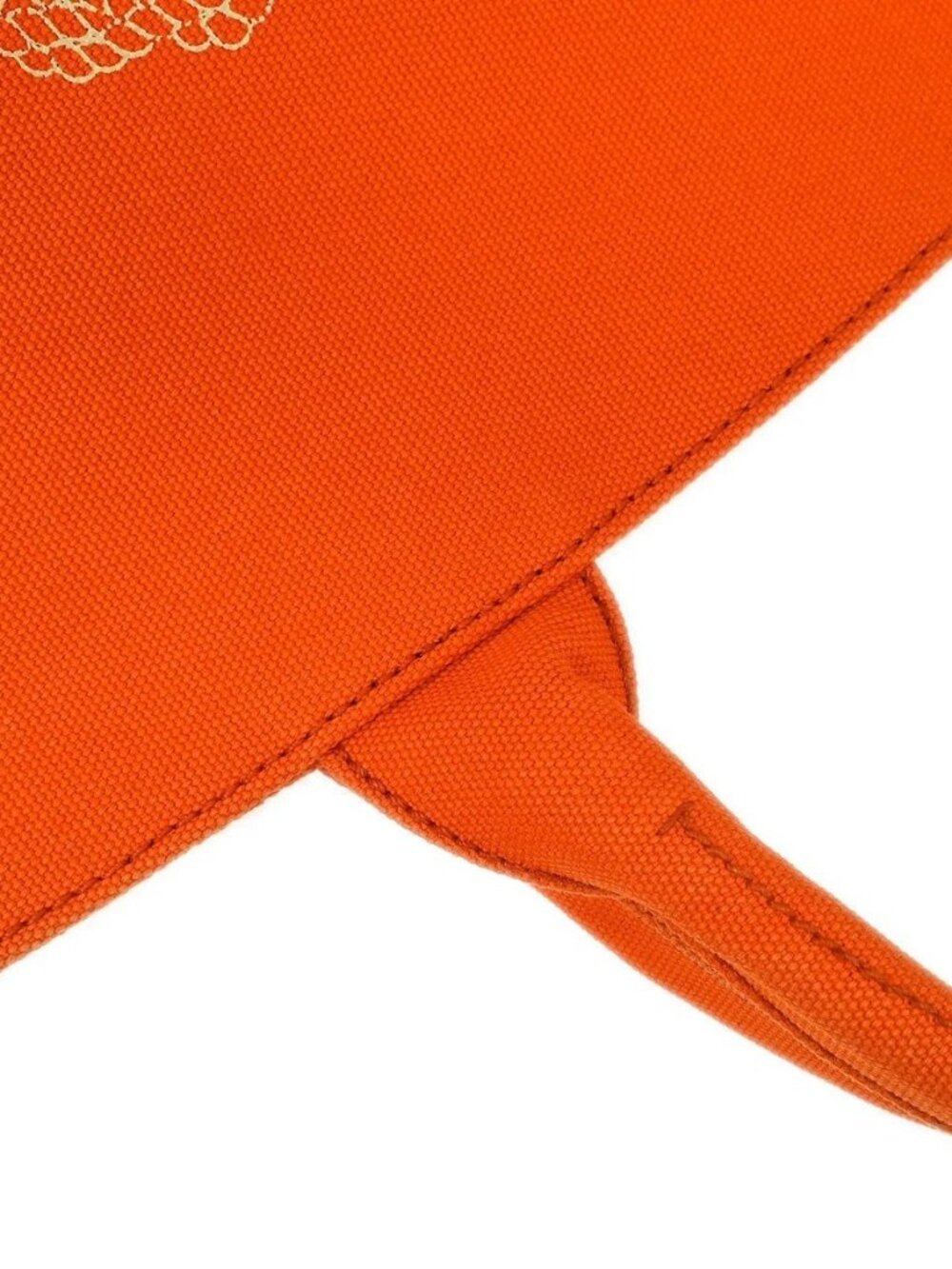 Prada Orange Canvas Canapa 2way Tote Handbag 1BG163 204 AQ00001 - Picture 6 of 10